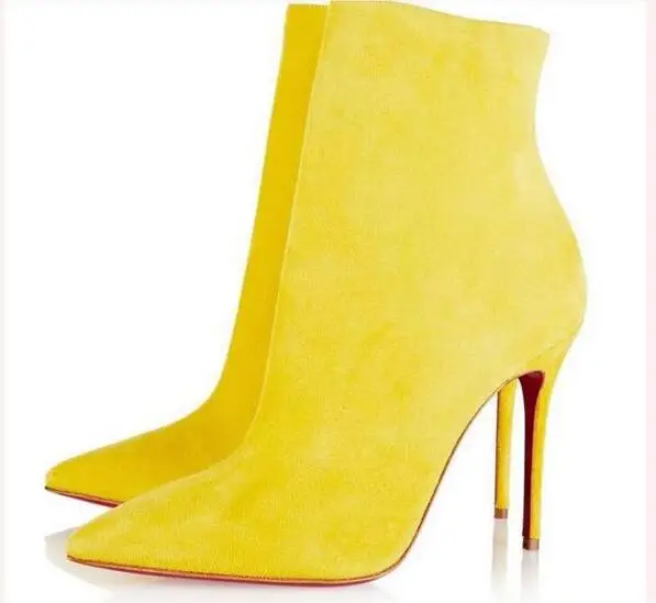 yellow booties