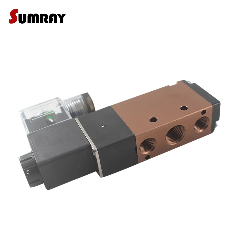Электромагнитный клапан SUMRAY 4V310 10/4V410 15 5 позиций Пневматический электромагнитный