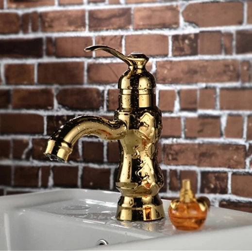 Free shipping 2015 new design european gold bathroom ...