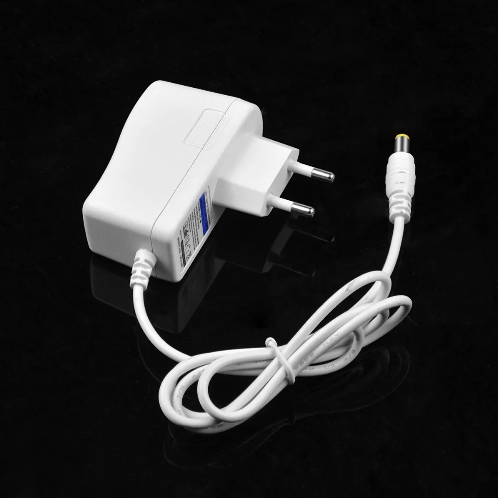 

Fuente de alimentación de conmutación de 12V 2A CC 100 V-240 V adaptador de corriente de transformador de CA a CC cargador de enchufe de EE. UU. UE Controlador LED para tiras de luz LED