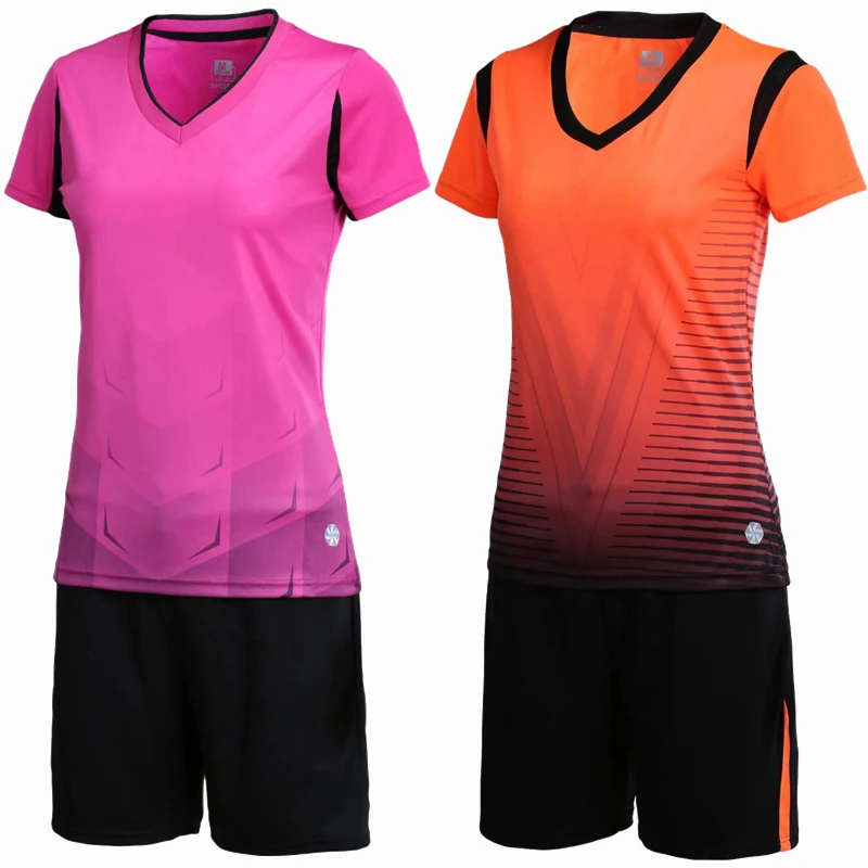

New Women sports Breathable Soccer Set running Customize Team game Soccer Jerseys Uniforms Kit Female Football Shirt Tracksuit