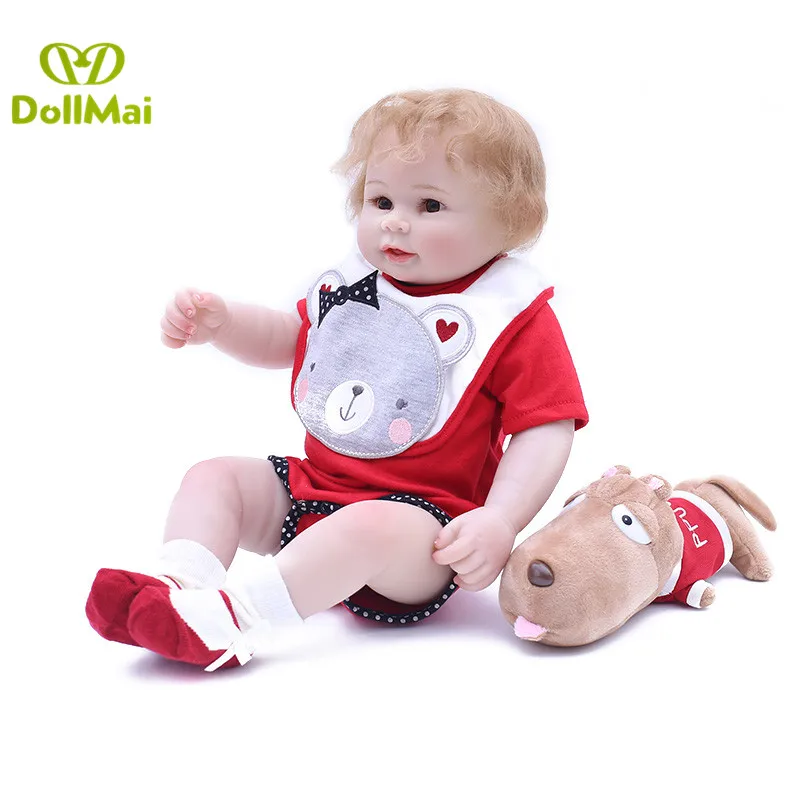 DollMai полностью силиконовые куклы для новорожденных девочек игрушки детей