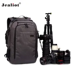 2018 Jealiot камера сумка рюкзак для ноутбука цифровая фотокамера DSLR дорожная сумка водостойкая Видео Фото чехол Canon Nikon Бесплатная доставка