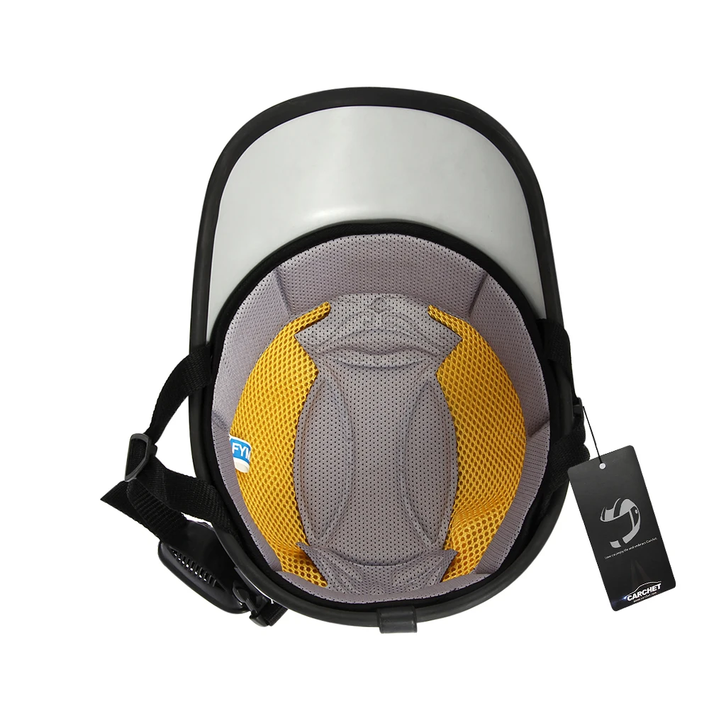 Мотоциклетный шлем CARCHET Helm Motorcross Capacete полушлем для мотоцикла ретро матовый яркий