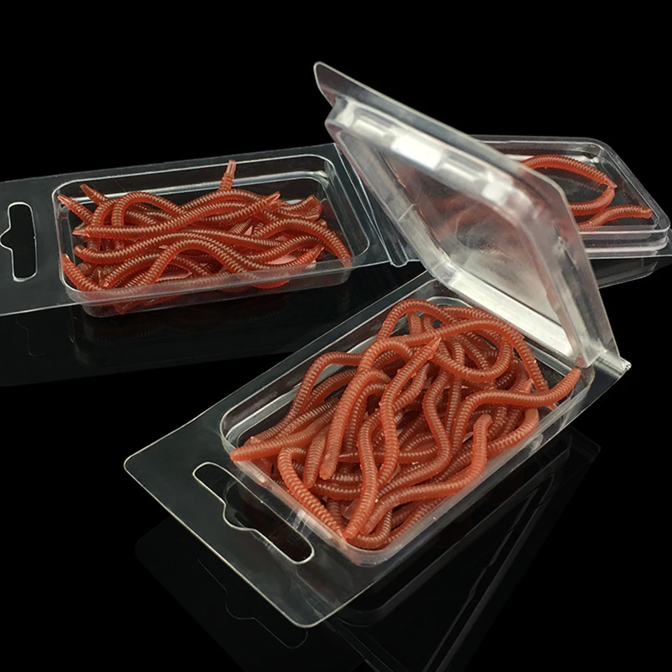 20Pcs Simulation Earthworm Red Fishing Worms Artificial Fishing Worms Fishy Smell Lures Soft Bait 8cm 10cm Fishing Tackle 20Pcs Simulation Earthworm Red Fishing Worms Artificial Fishing Worms Fishy Smell Lures Soft Bait 8cm 10cm Fishing Tackle