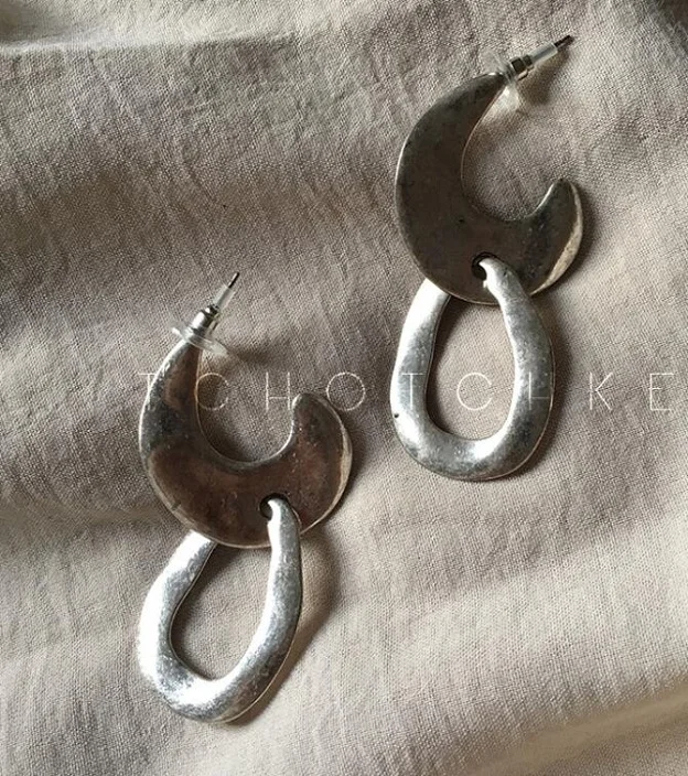 

Timeless Wonder retro geo disc irregular stud statement Earrings Party gown punk Gift Bijoux runway top rare unique new 3228
