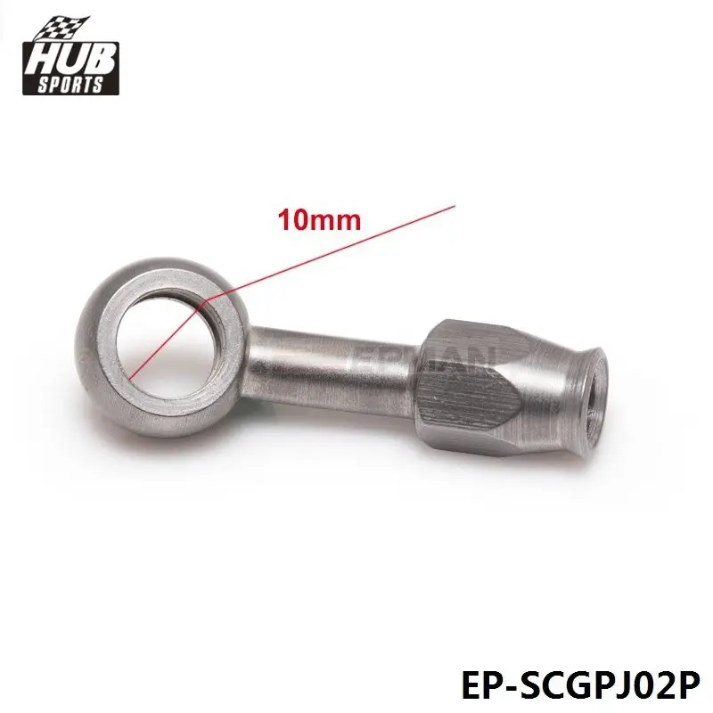 1PCS AN-3 10mm 28 Degree Stainless Steel Banjo Eye Brake Hose Fitting For Car Auto Motorcycle HU-SCGPJ02P(1PC)