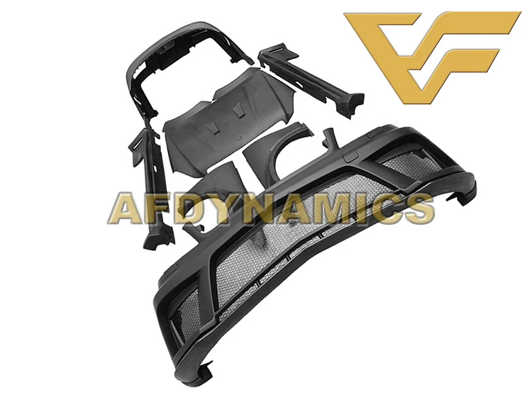 

11-13 W204 C180 C200 C250 C300 C350 Coupe BK Full Body Kit (Hood, Wide Fenders, Front and Rear Bumper, Side Skirts)