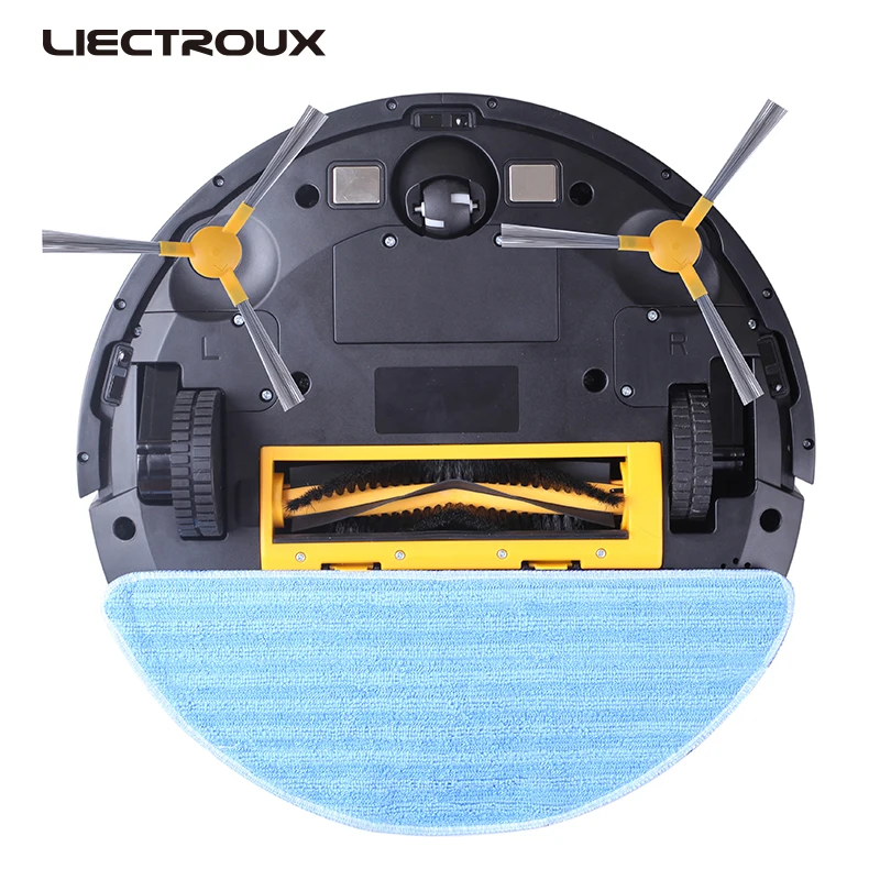 2019 new LIECTROUX Robotic Vacuum Cleaner C30B, Navigation,Memory, Map,Wet&WiFi, remote from phone,3000Pa Suction,water tank
