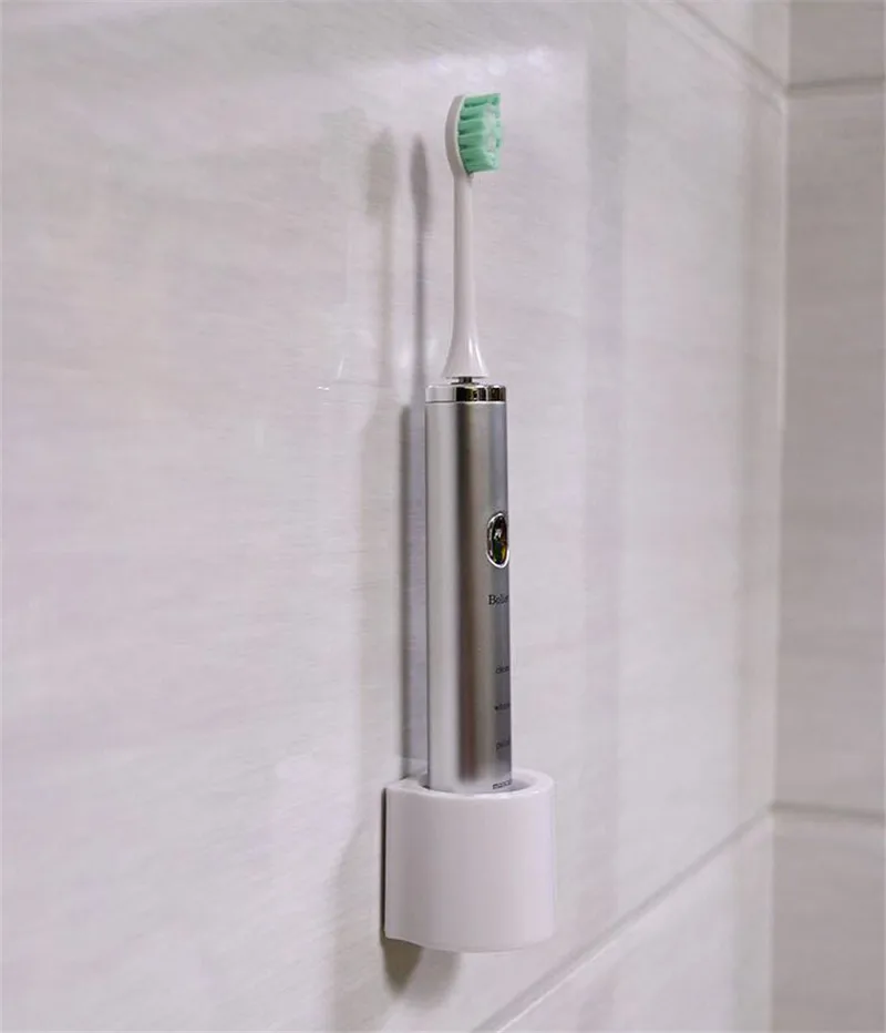 Yooap Простой Настенный пластиковый держатель для электрической зубной щетки аксессуары для ванной комнаты Электрический держатель зубной щетки Органайзер