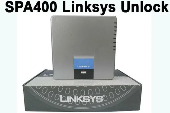 Разблокированный Linksys SPA400 IP АТС интернет 4 порта FXO Voicemail VoIP телефонный адаптер без розничной коробки VOIP шлюз