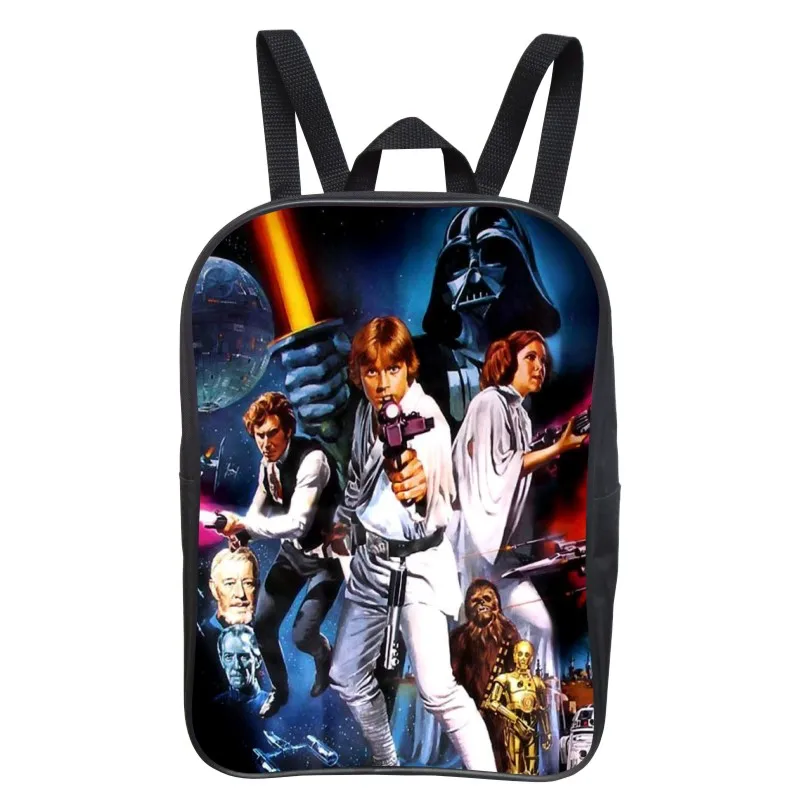 

2016 Hot Popular Fashion 12 Inches Star Wars School Bags for Girls Backpack Cheap Students Shoulder Bag Wholesale Kids Backpacks