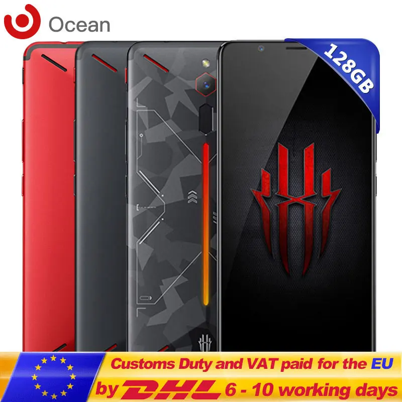 Новый zte Nubia Red Magic In мобильный телефон 4G LTE смартфон 8 Гб 128 ГБ Snapdragon 835 6