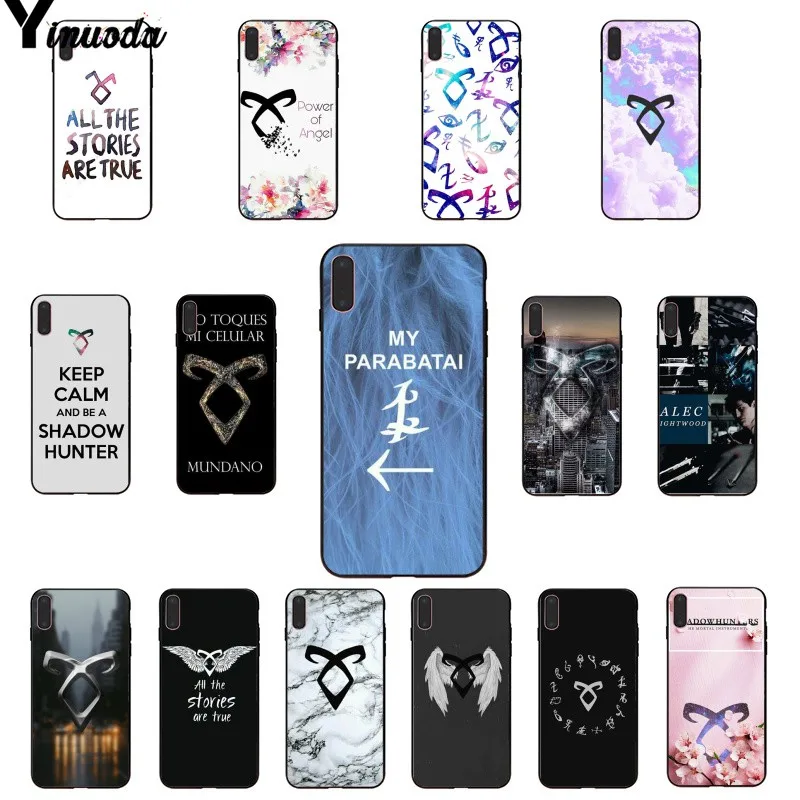 

Yinuoda shadow hunters Custom Photo Soft Phone Case for iPhone 5 5Sx 6 7 7plus 8 8Plus X XS MAX XR