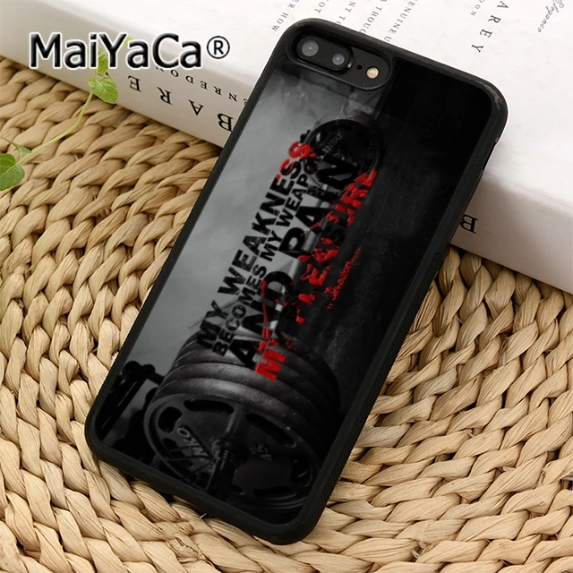 MaiYaCa Кроссфит мотивация Цитата чехол для телефона iPhone 11 12 Pro 5 6s 7 8 XR XS max Samsung Galaxy S7