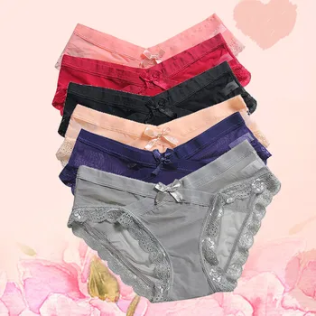 

6PC Women Lace Panties Thongs Underwear Seamless Briefs Lingerie Underwear Female Sexy Lingerie underwear intimates Underwear