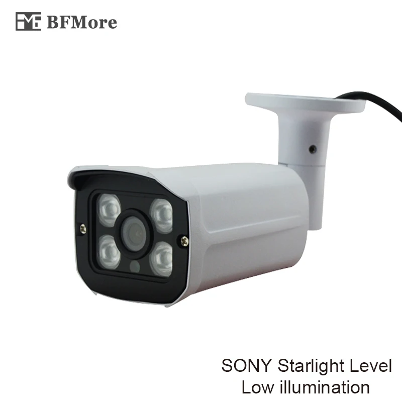 BFMore супер Звездный уровень IP камера H.265 H.264 2.0MP 1080P sony IMX307 Низкая освещенность CCTV видео камеры видеонаблюдения