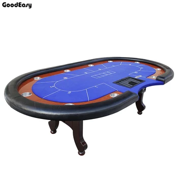 

260*140cm 6Colors Casino Poker Table Texas Hold'em Baccarat Square Tbale with 10 players