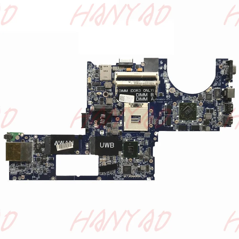 CN-0Y507R 0Y507R Y507R For DELL XPS 1645 Laptop Motherboard PM55 HD4670 1GB DA0RM5MB8D0 support i7 cpu 100% tested CN-0Y507R 0Y507R Y507R For DELL XPS 1645 Laptop Motherboard PM55 HD4670 1GB DA0RM5MB8D0 support i7 cpu 100% tested