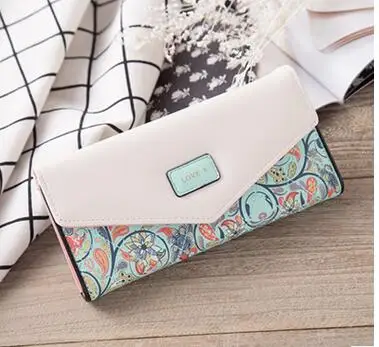 Femme Long 1 Portefeuille Mode Dame 4 Pcs Femelle Style 2 3 Rapide Coréenne Bourse 30 De 5 Patchwork Fedex Floral Casual Pu Impression lot AxqHvZY