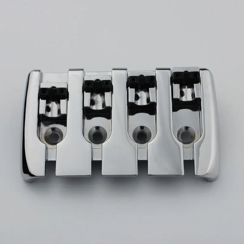 

Quality 4 String bass guitar bridge chrome BB001