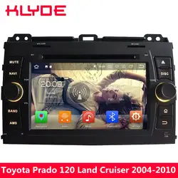 KLYDE 4G Восьмиядерный 4G B Оперативная память 32 ГБ Встроенная память Android 8 7,1 DVD мультимедиа плеер радио для Toyota land Cruiser Prado LC120 2004-2010
