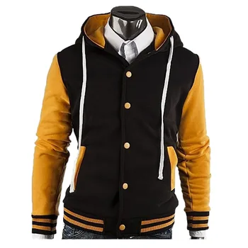 

ZOGAA 2019 Spring New Fashion Hot Classic Hooded Baseball Boy Coat Men's Leisure Cardigan Long Coat