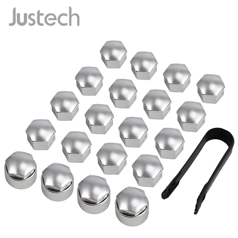 Jutech 20 шт. 17 мм гайки и колпачки для колес болты запирания крышки автомобильных