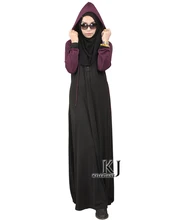 Fashion Muslim Dress Abaya in Dubai Islamic Clothing For Women Jilbab Djellaba Robe Musulmane Turkish Women Clothing Hooded 5XL