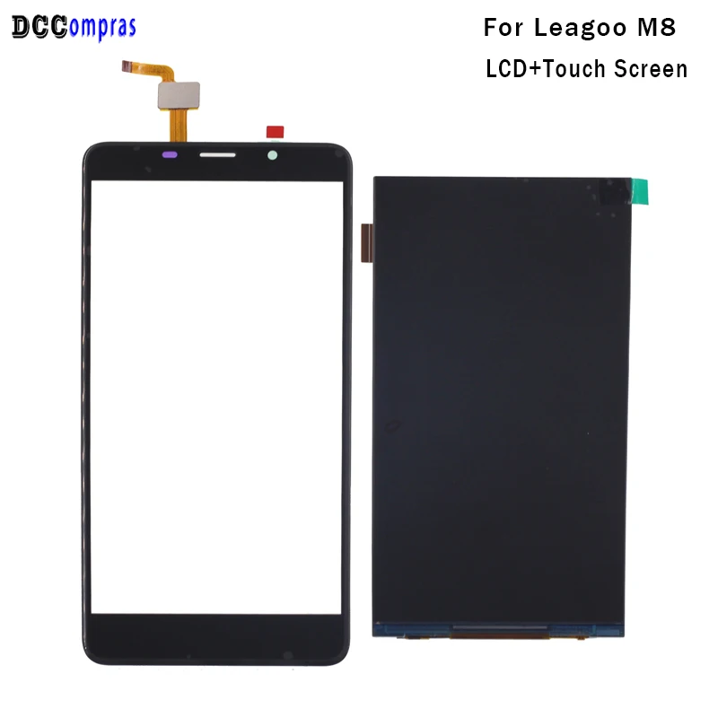 ЖК дисплей для Leagoo M8 дигитайзер сенсорного экрана запчасти телефона экран Pro