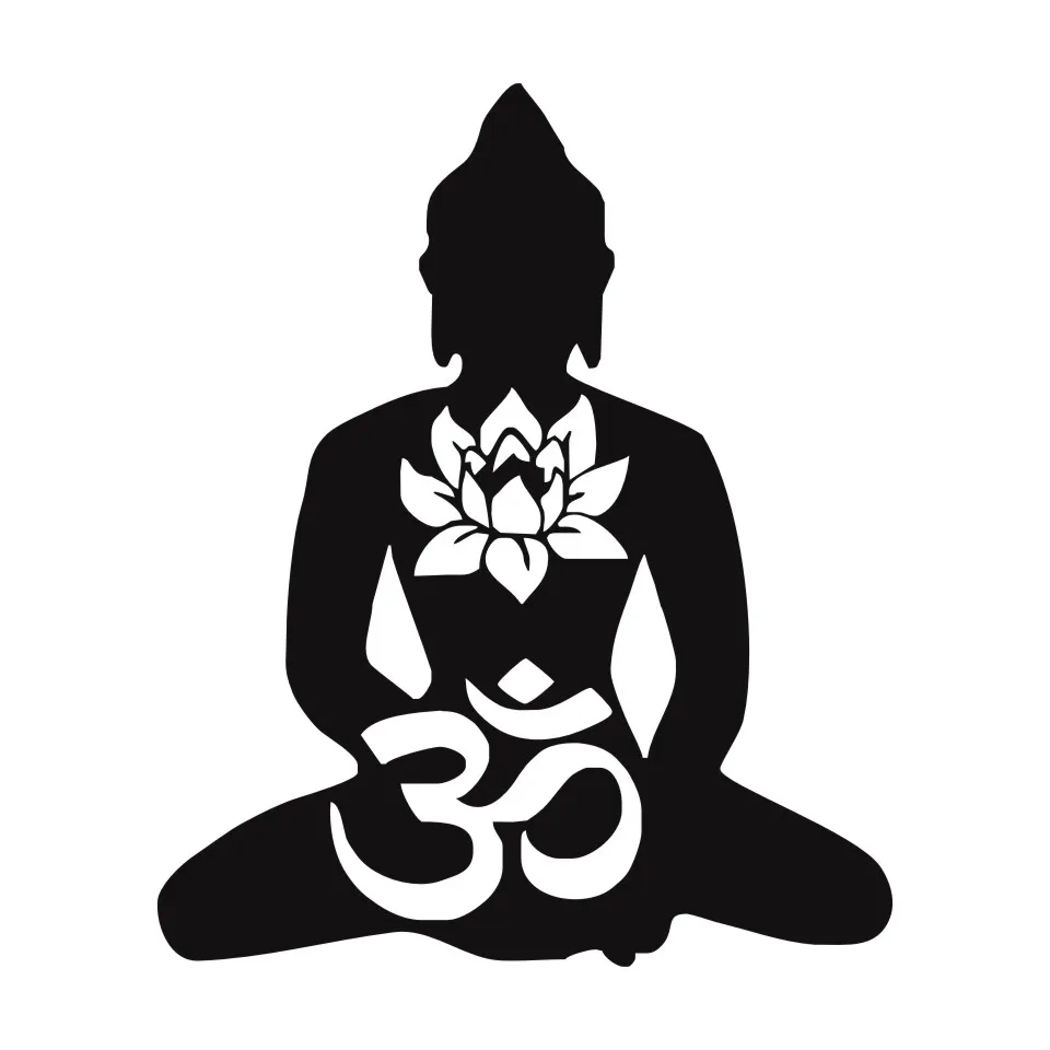 Anycuros Buddha Fashion Car Sticker Motorcycle Vinyl Decal 14.5cm17 (5)