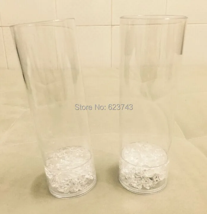 8 Pcs/Lot  Acrylic Flashing LED Tall Drinking Highball Glasses 300ml Tumblers Wine Beer Cola Cup Mug LED Glowing For Party/Bars
