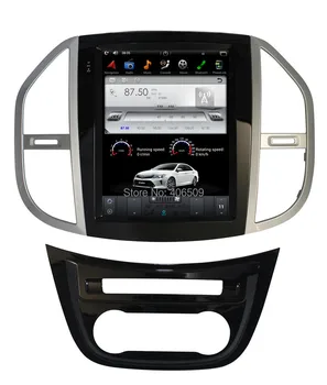 

12.1" Vertical Screen Android 7.1 Car Player GPS Navigation for Mercedes Benz Vito / Metris 2016 2017 with Radio BT USB Stereo