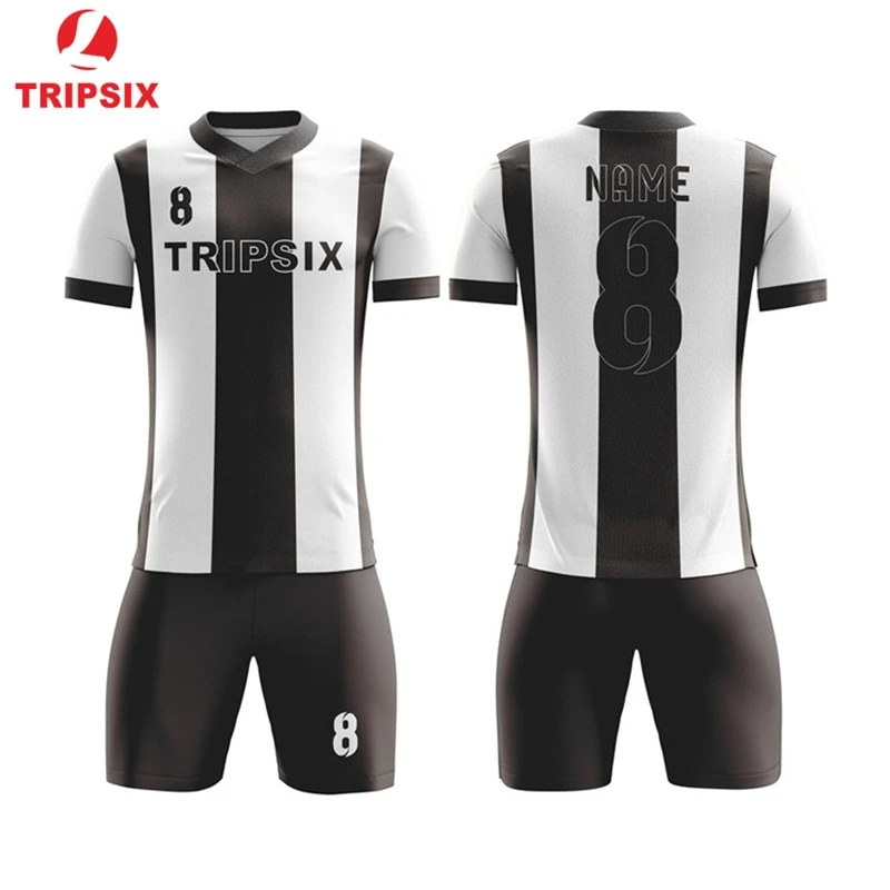 black and white football jersey