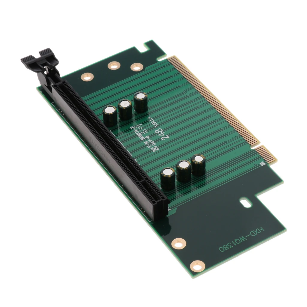 1Piece Horizontal Graphics Adapter Card PCIE X16 Matherboard Server Card