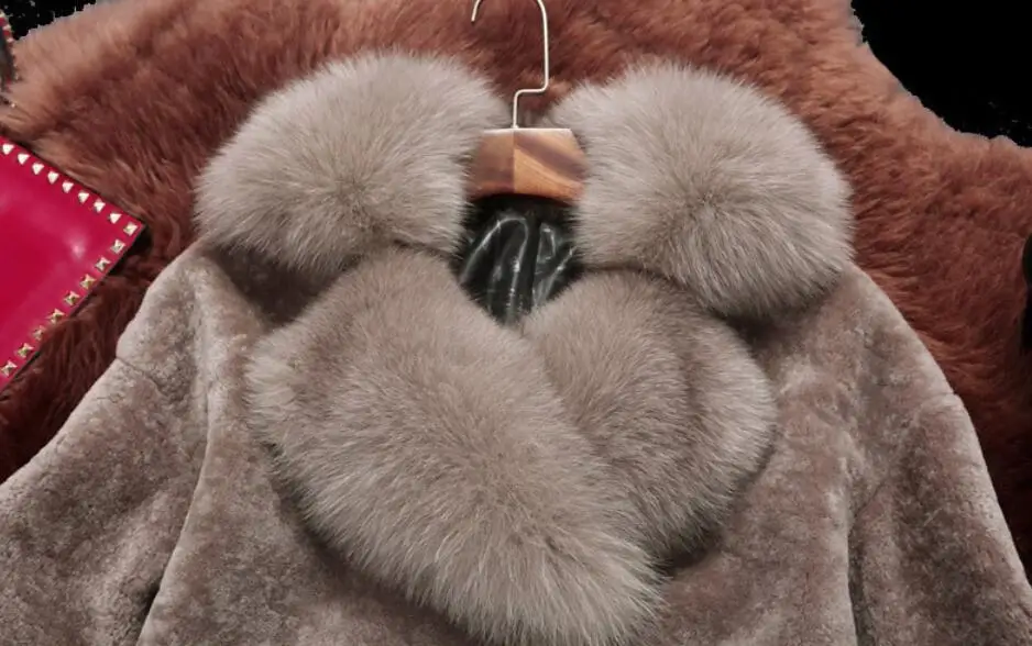 Английский стиль, высокое качество,, женский зимний большой меховой воротник, искусственный мех, толстое теплое меховое пальто, модное повседневное женское пальто с карманами из искусственного меха