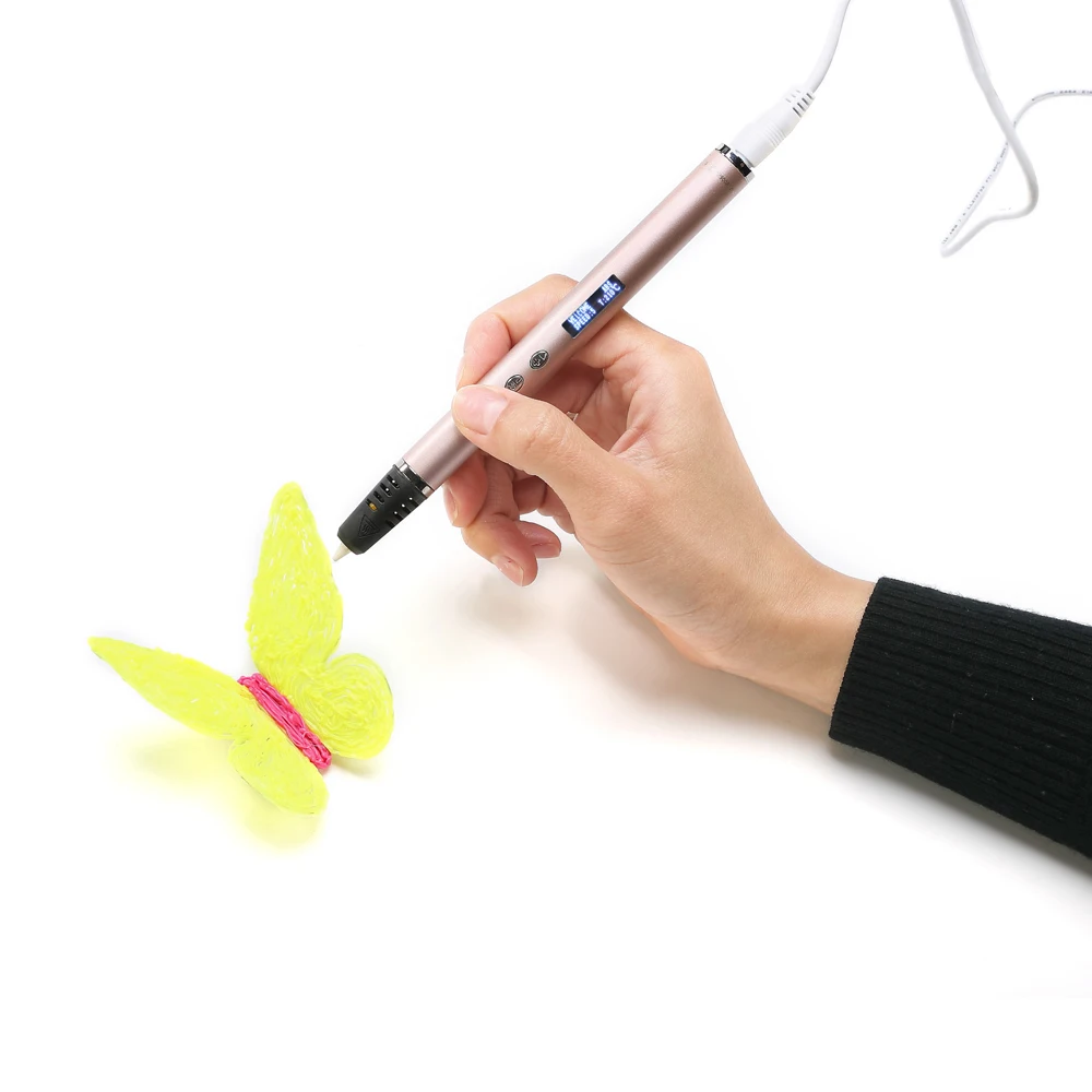 Lihuchen RP900A 3D Ручка для печати Поддержка ABS/PLA нити детская креативная игрушка подарок дизайн 3D Ручка для рисования DIY дизайн