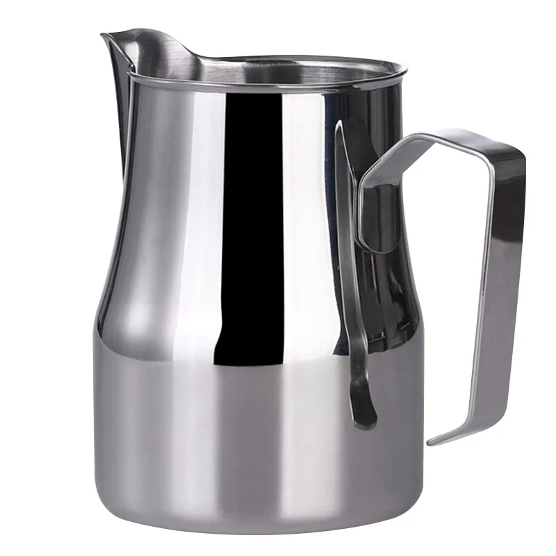High Quality 350ml/550ml/750ml Coffee Mug Cup Jug Coffee Shop Espresso Milk Latte Art Frothing Mug Jug Tamper
