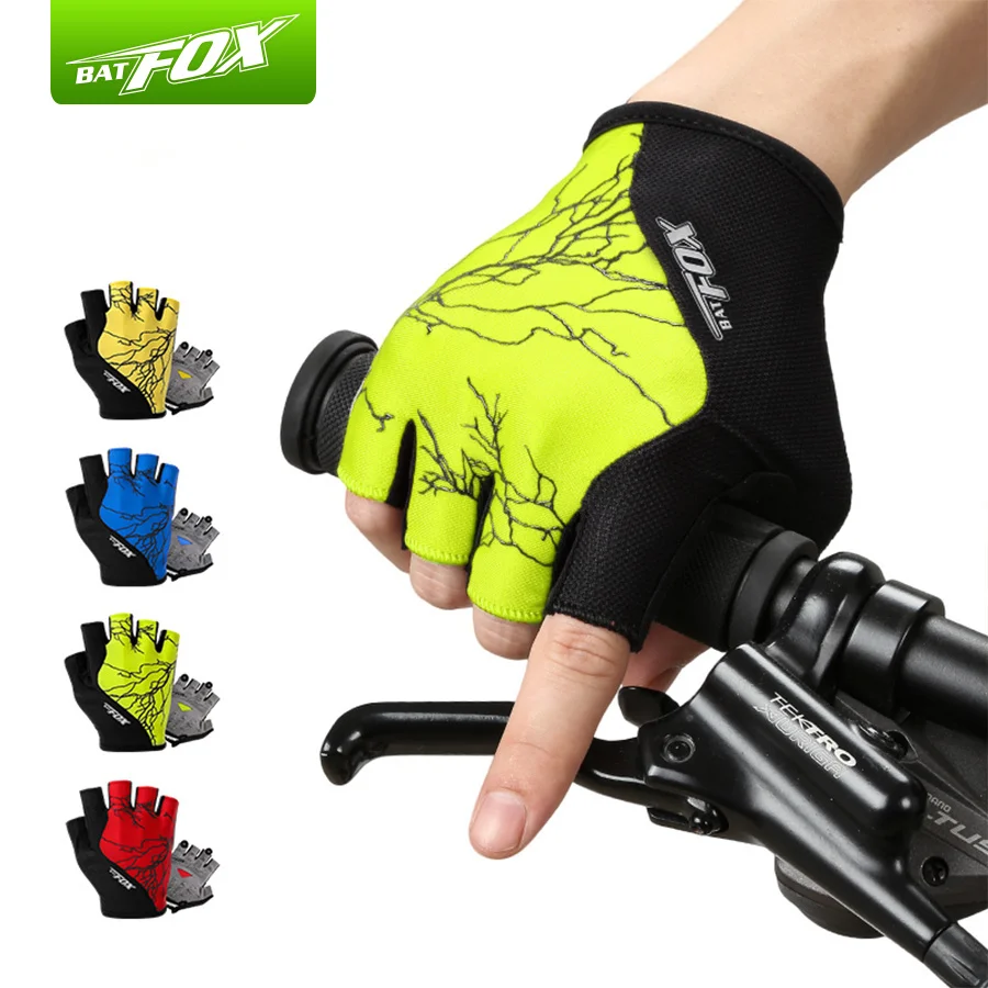 2016 Men Women 4 Colors Summer Bicycle Gloves SBR Shockproof MTB Road