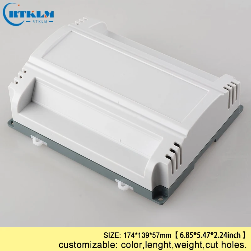 

Din rail DIY plastic enclosure electric box abs plastic box custom junction box DIN rail box 174*139*57mm