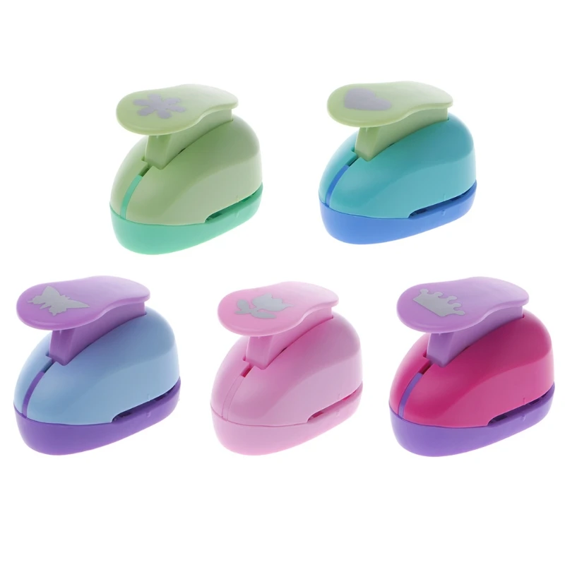 

Mini Paper Hole Punch Cutter Printing Stamp Hand Shaper Scrapbook Cards Craft W15