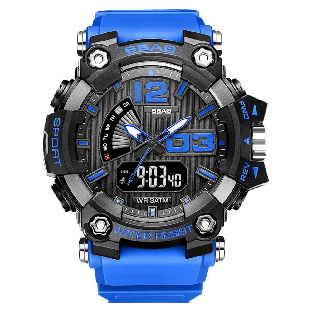 

Waterproof Automatic 2019 Watch Men Luminous Multi-function Digital Analog Wristwatch Professional Sports Watches relogio Q5