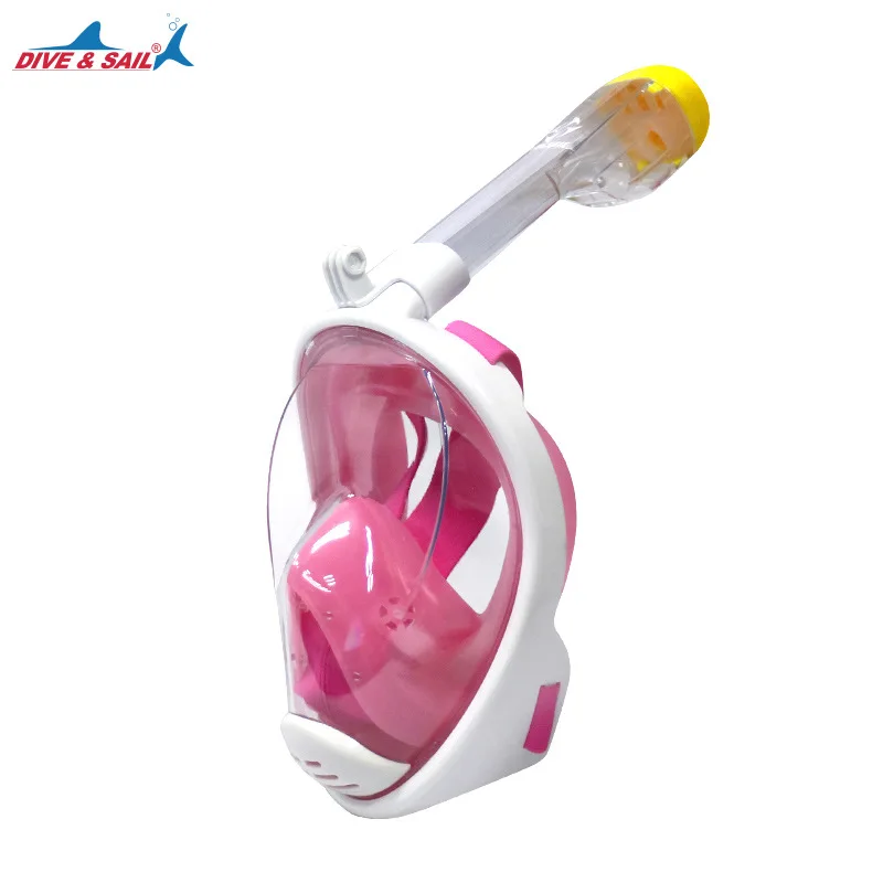 

DIVE&SAIL Detachable Full Face Diving Masks PC+Liquid Silicone Anti-fog Anti-Leak Swimming Snorkeling Underwater Scuba Dive Mask