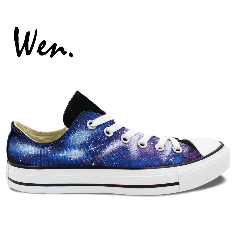 Girl 3D Starry Sky Nebula Galaxy Canvas Shoes Low-Cut StrapsFashion Comfortable Round Sneakers Suitable for Walking 