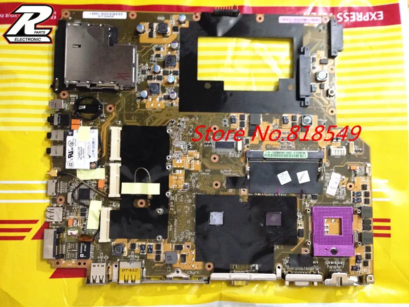 

G2S A7SV Noterbook Motherboard For ASUS  A7S REV 2.1 system Main board,100% Tested OK High Quality