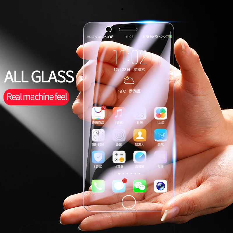 Защитное закаленное стекло для iPhone X iPhone 7 HD прозрачное защитное стекло на весь экран для iPhone 11 Pro MAX 7Plus 8Plus