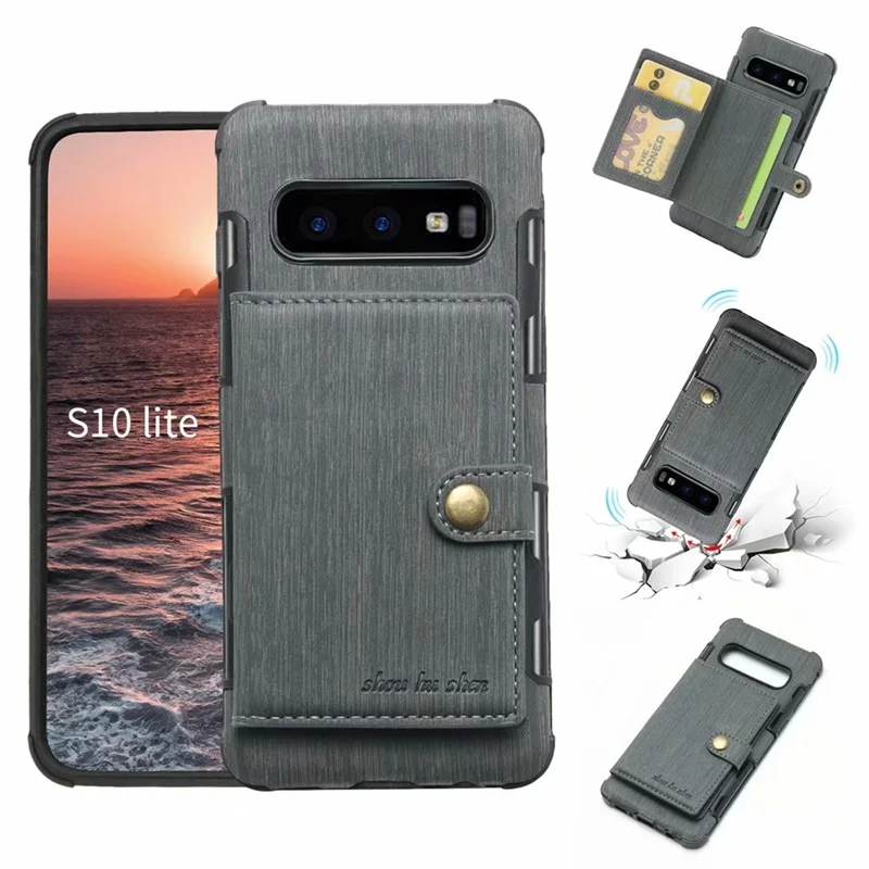Чехол для samsung Galaxy S10 крышка S10 Plus Роскошный кожаный чехол-портмоне с отделениями для карт мягкий чехол для Galaxy S10 lite S10e чехол kimTHmall