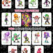 16 шт./компл. Amiibo Splatoon 2 Полный набор NTAG215 печатных NFC карта написано Tagmo может работать в течение переключатель