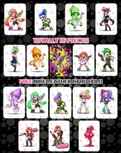 16pcs/set Amiibo Splatoon 2 Full Set NTAG215 Printed NFC Card Written by Tagmo Can Work For Switch 16pcs/set Amiibo Splatoon 2 Full Set NTAG215 Printed NFC Card Written by Tagmo Can Work For Switch