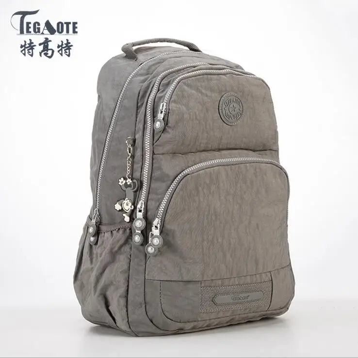 TEGAOTE, женский рюкзак для девочек-подростков, нейлоновые рюкзаки, Mochila Feminina, женский рюкзак для путешествий, школьный ранец, женская сумка - Цвет: 7